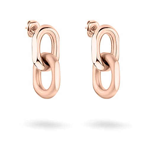 Tamaris Orecchini pendenti TJ-0394-E-28 oro rosa, 2,8, Acciaio inossidabile, Senza Gemme