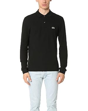 Men's Long Sleeve Classic Pique L.12.12 Original Fit Polo Shirt