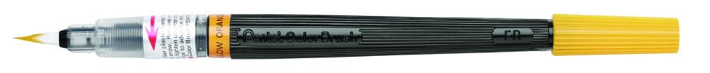 Pentel Color Brush, Yellow/Orange, 1 XGFL-140X — image 1
