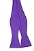 Jacob Alexander Men's Self Tie Freestyle Solid Color Bowtie - Purple