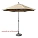 EliteShade USA Umbrella Base Stand Market Patio Outdoor Heavy Duty Umbrella Holder with Crossed Semicircle Pattern,Bronze