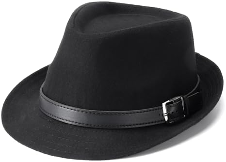Amazon.com: Bailey of Hollywood Wynn Litefelt® Fedora - Black/S