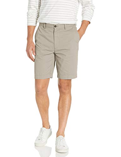 Amazon Essentials Men's Classic-Fit 9" Short, Stone, 34