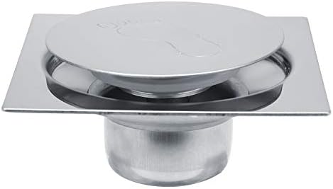 Shower Drain - Stainless Steel Pedal Bounce Type Floor Drain for Bathroom Washroom Garage Basement (Size : 1)