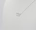 Fifth Ave Fair Sterling Silver Pendant Necklace with Lotus Namaste Yoga Charm, Rhodium Plated 925 Silver, Adjustable Chain Length 16