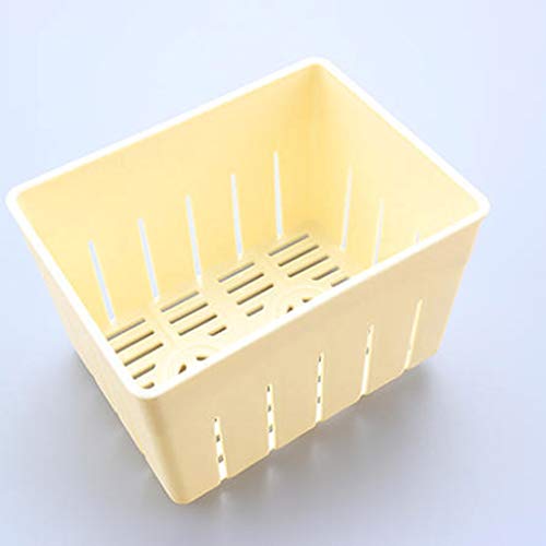 OmkuwlQ Tofu Press-Maker Mold DIY Plastic Mould Homemade Soybean Curd with Cheese Cloth Kitchen Cooking Tool