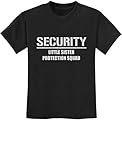 Gift for Big Brother - Security For My Little Sister Kids T-shirt Small Black
