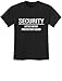Gift for Big Brother - Security for My Little Sister Kids T-Shirt Small Black