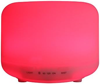 Xmeilo 150ml 7 LED Color USB Car Rechargeable Cool Mist Humidifier Ultrasonic Aromatherapy Aroma Essential Oil Diffuser for Office Home Yoga Spa