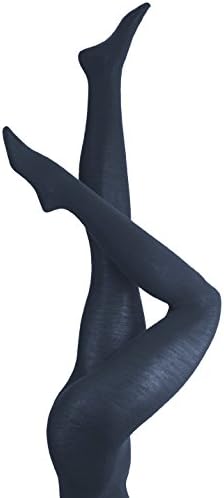 Gennifer 100 Den Merino Wool Tights Color: Blu Size: 4 (X-Large)