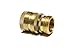 Nysist Garden Hose Quick Connect Set ~ Made in USA ~ Solid Brass Quick Connect Garden Hose Fittings ~ Bonus Swivel Coupler & Extra Washers