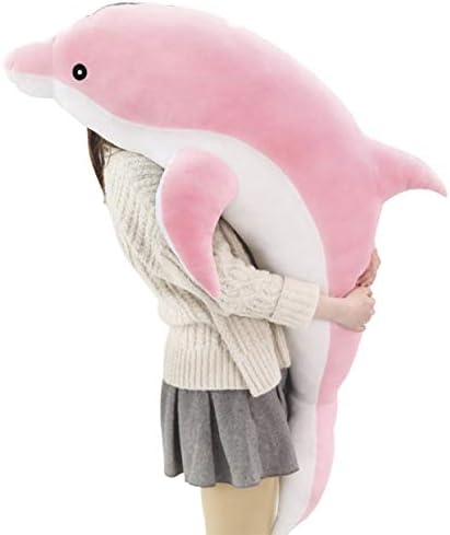 SAIrch Dolphin Plush Toys, Kawaii Soft Plush Toys, Dolphin Pillows Creative Kids Toys, for Women, Kids, Birthday, Christmas