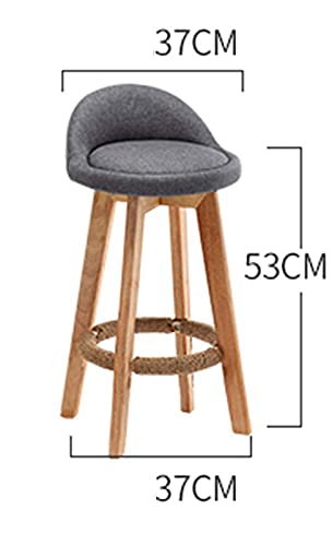 Barhocker Bar Chair Cafe Haushaltsstuhl Log Kitchen Bar Familien Ankleidezimmer The Mall Counter Library/B… – Bild 7