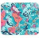 Lilly Pulitzer Prints Map Pattern Customized Rectangle Mousepad