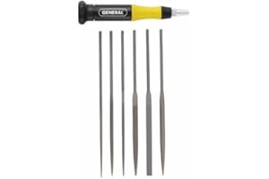 General Tools & Instruments 707476 6-Piece Swiss Pattern Neddle File Set
