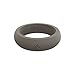 Women's Grey Classic Quality Silicone Ring Size 06