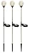 Sogrand Solar Lights Outdoor Garden Decorations Decorative Stake Light Landscape Home Decor Crackle Glass Globe Stakes Deal of The Day Prime Today 3 Color LED Lighting for Outside Yard Patio 3Pack