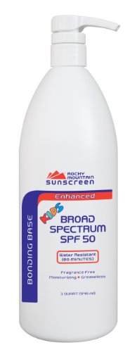 Rocky Mountain Sunscreen SPF 50 Kids Broad Spectrum Sunscreen Quart Pump, 32 Ounce