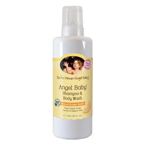 Earth Mama Angel Baby Organic Angel Baby Shampoo & Body Wash, Refill Size, 34-Ounce Bottle image