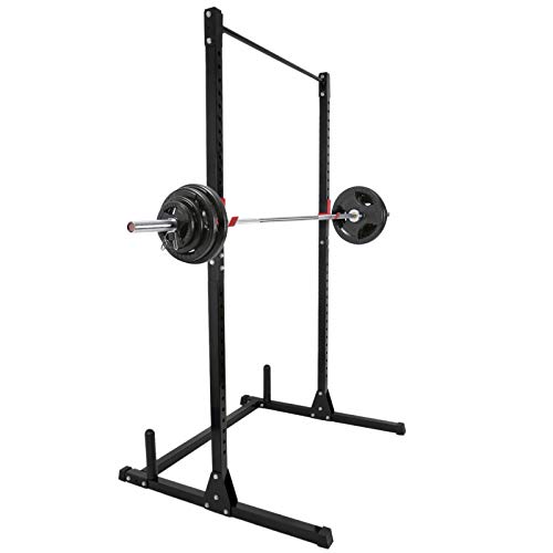 JungleA Power Cage Power Exercise Squat Rack Height Adjustable Strength