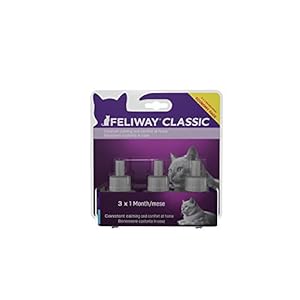 FELIWAY Classic 30 day Refill x3 Value Pack. FELIWAY Classic comforts cats, helps solve behavioural issues and stress…