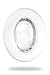 BRAINWAVZ Replacement Memory Foam Earpads - Suitable for Many Other Large Over The Ear Headphones - AKG, HifiMan, ATH, Philips, Fostex (White)