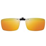 BELLBESSON - Polarized Clip-on Flip up Clip Sunglasses Lens UV400 weight only 5g