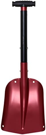 Kylin Aluminum Sport Utility Scalable Portable Shovel Camping Snow Shovel - Red