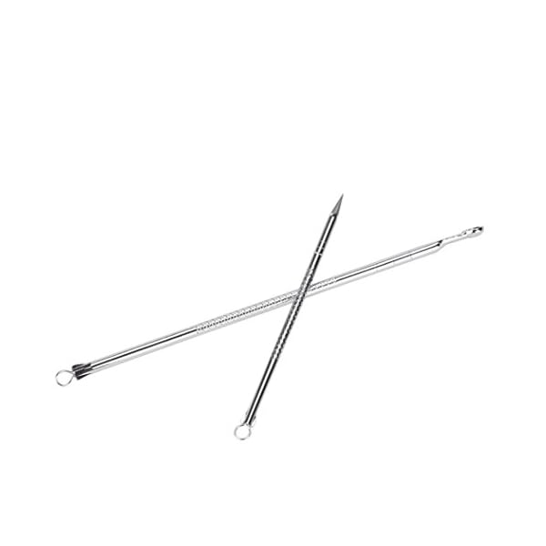 Foolzy Acne Extractor Kit Blackhead Tweezers And Needle Pimple