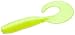 Zoom Bait Fat Albert Grub Bait-Pack of 10 (Chartruese Pearl, 5-Inch)