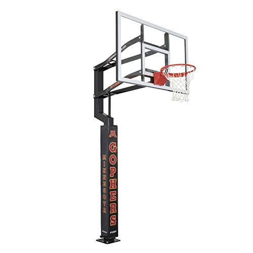 Goalsetter NCAA Basketball Pole Pad, Minnesota Golden Gophers, Black - Thumbnail 6