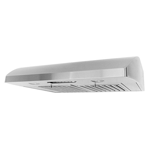 KOBE CH2230SQB5 Deluxe 30" Under Range Hood, 6Speed, 640 CFM
