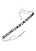Fun Costumes mens Mad Hatter Thread Bandolier Standard
