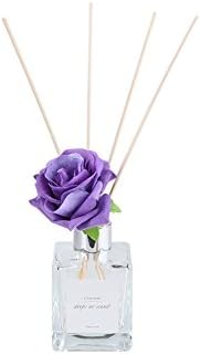 Diffuser Gift Set [Ecofriends] Handmade Natural Aromatherapy 100% Phthalate free Premium Perfum Light Rose Diffuser Gift Set &amp; Kit (Purple, white musk)
