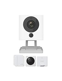 Cámara doméstica inteligente para interiores Wyze Cam V2 1080P con kit de inicio Wyze Sense