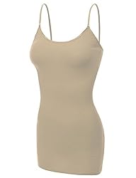 RT1002 Adjustable Spaghetti Strap Basic Long Cami