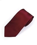 Soild Silk Mens Plain Multi Color Tie, Burgundy