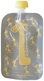 Reusable Food Pouch 4 Pack - 6 oz - Easy to Fill and Clean - Double Zipper Means No Leaking -Perfect for Homemade and Organic Baby Food -Suitable for Babies, Toddler and Kids of All Age