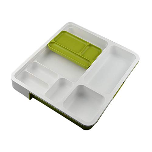 Cutlery Drawer Organizer Tray Kitchen Multi Layer Storage Box Large Size Drawer Box Removable Drawer Storage Box Household Goods Drawer Storage - Thumbnail 2