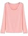 Latuza Women's Scoop Neck Sleepwear Long Sleeves Pajama Set