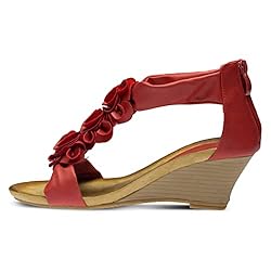 PATRIZIA Spring Step Harlequin Wedge Sandals for