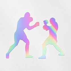 Decal Stickers of Boxers Boxing Silhouette S