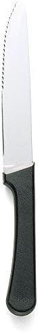 Walco Stainless 610527 Jumbo 5" Round Tip Steak Knife - Dozen