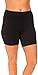 Aquabelle Women's Plus Size Chlorine Resistant Black Bike Short