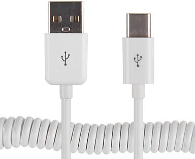 10ft Type-c Cable Newest DesignSpring Spiral USB-C USB 3.1 to USB Data ( Cable Lenth : 3 M , Color : White )