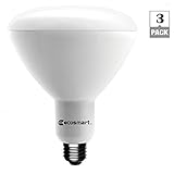 EcoSmart 75W Equivalent Soft White BR40 Dimmable LED Light Bulb (3-Pack)