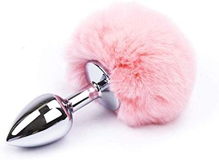 MVNTOO Best Shop-ca anial Metal Stainless Steel T-ail Prostate Messager Product for Men Women Beginner Pink Pink