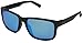 Under Armour Assist Sunglasses, Black / Blue Multiflection Lens, 54 mm