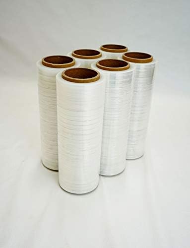 Amazon ストレッチフィルム 厚さ15ミクロン 幅300ｍｍ 300ｍ巻 １箱 6本入 手巻き用 梱包 透明 Film 3 ストレッチフィルム 文房具 オフィス用品