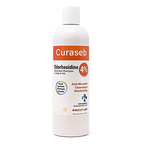 Curaseb Chlorhexidine 4 Shampoo for Dogs & Cats Antibacterial